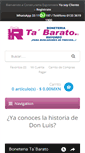 Mobile Screenshot of boneteriaelbaratero.com